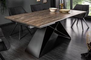 MASA EXTENSIBILA DINING, 180/220/260CM, CERAMICA, STICLA SI METAL, ARTIM GROUP SELECTION - Img 3