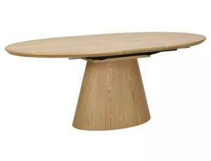 MASA EXTENSIBILA, MAROCCO 160/200CM, CULOARE STEJAR, BLAT DIN MDF SI FURNIR SI CADRUL DIN MDF SI FURNIR NATURAL, STIL MODERN - Img 8