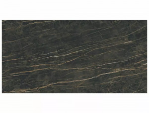 MASA EXTENSIBILA WESTIN NOIR, 160/240 CM, EFECT DE MARMURA NEAGRA/NEGRU, DIN CERAMICA, STICLA SI METAL, STIL MODERN - Img 3