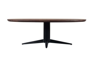 MASA LIVING OVALA, STTAFORD 230CM, LEMN DE MANGO, MARO/NEGRU, RICHMOND - Img 5