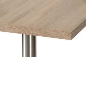 MASA PENTRU CAFENEA, 68x68 CM, STEJAR SONOMA/NEGRU, DIN PAL LAMINAT SI OTEL, ARTIM GROUP SELECTION - Img 2