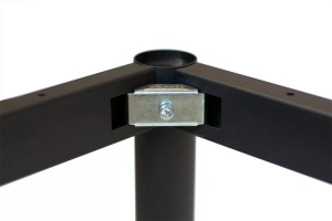 MASA PENTRU CATERING/CONFERINTE 200X90 CM, STEJAR SONOMA/NEGRU, DIN PAL LAMINAT SI OTEL, ARTIM GROUP SELECTION - Img 7
