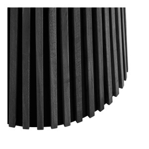 MASA ROTUNDA OSAKA ø120x75 cm, REALIZATA DIN FURNIR SI MDF, CULOARE NEAGRA, HOUSE NORDIC - Img 5