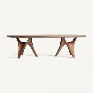 MASA SUFRAGERIE DEOSEBITA, BILZEN 280CM, FURNIR/MDF SI FIBRA DE STICLA, MARO, ARTIM GROUP SELECTION - Img 1