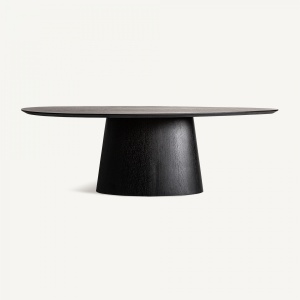 MASA SUFRAGERIE DEOSEBITA, WEGGIS 240CM, LEMN DE STEJAR, NEGRU, ARTIM GROUP SELECTION - Img 1