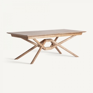 MASA SUFRAGERIE EXTENSIBILA, VREBOS 220CM, LEMN DE FRASIN SI MDF, NATUR, ARTIM GROUP SELECTION - Img 2