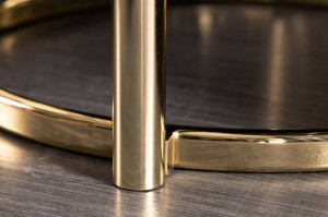 MASUTA DE CAFEA, ART DECO, DIN METAL SI OGLINDA, COD 42479 - Img 4