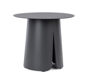 MASUTA DE CAFEA BRYAN NEAGRA, CONFECTIONATA DIN ALUMINIU SI OTEL INOXIDABIL, STIL MODERN