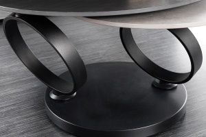 MASUTA DE CAFEA, DANCING RINGS, DIN METAL SI CERAMICA, NEGRU/GRI, ARTIM GROUP SELECTION - Img 4