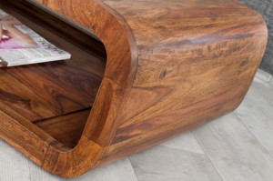 MASUTA DE CAFEA DIN LEMN MASIV, 100CM, CURVED II, ARTIM GROUP SELECTION - Img 3