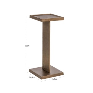 MASUTA DE CAFEA FOLEY, 214337, ALAMA ANTICHIZATA, CONFECTIONATA DIN ALUMINIU, STIL RUSTIC - Img 5