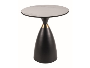 MASUTA DE CAFEA GEMINI, ALB CU EFECT DE MARMURA/AURIU/NEGRU, STIL MODERN