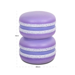 MASUTA DE CAFEA MACARON, 213839, MOV, CONFECTIONATA DIN RASINA, STIL MODERN - Img 2