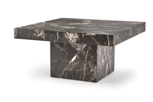 MASUTA DE CAFEA MONOLIT, EFECT DE MARMURA NEAGRA, DIN MDF FURNIRUIT, STIL MODERN - Img 4