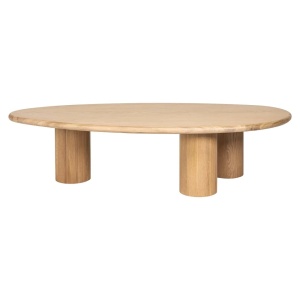 MASUTA DE CAFEA OAKLEY, 212357, CONFECTIONATA DIN LEMN DE STEJAR, FURNIR DE STEJAR SI PAL, STIL MODERN - Img 2
