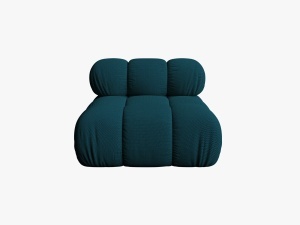 MODUL CANAPEA BELLIS, ALBASTRU MARIN, CU TAPITERIE DIN TEXTIL 3D SONIC, MICADONI