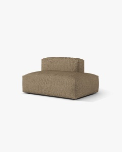 MODUL CANAPEA/COLTAR MARTINA, 133X106 CM, PE DREAPTA, CAPPUCCINO, TAPITAT CU TAPITERIE DIN TEXTIL BOUCLE MONET, MICADONI - Img 2