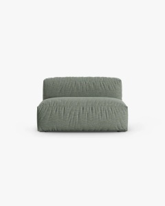 MODUL CANAPEA/COLTAR MARTINA, 76X130 CM, VERDE MUSCHI, TAPITAT CU TAPITERIE DIN TEXTIL STRUCTURAT BOSTON, MICADONI