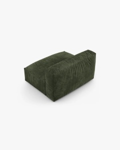 MODUL CANAPEA/COLTAR MARTINA, 76X130 CM, VERDE, TAPITAT CU TAPITERIE DIN TEXTIL CATIFEA VOGUE, MICADONI - Img 3