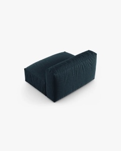 MODUL CANAPEA/COLTAR MARTINA, 90X132 CM, BLUE JEANS, TAPITAT CU TAPITERIE DIN TEXTIL STRUCTURAT BOSTON, MICADONI - Img 3