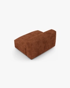 MODUL CANAPEA/COLTAR MARTINA, 90X132 CM, CARAMIZIU, TAPITAT CU TAPITERIE DIN TEXTIL CORDOI TILIA, MICADONI - Img 3