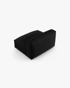 MODUL CANAPEA/COLTAR MARTINA, 90X132 CM, NEGRU, TAPITAT CU TAPITERIE DIN TEXTIL STRUCTURAT BOSTON, MICADONI - Img 3