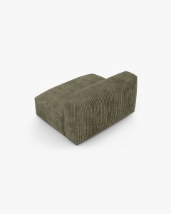 MODUL CANAPEA/COLTAR MARTINA, 90X132 CM, VERDE MUSCHI, TAPITAT CU TAPITERIE DIN TEXTIL CORDOI TILIA, MICADONI - Img 3