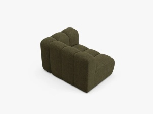 MODUL CANAPEA LUPIN, 114 CM, PE DREAPTA, VERDE, CU TAPITERIE DIN TEXTIL CHENILLE EDEN, MICADONI - Img 3