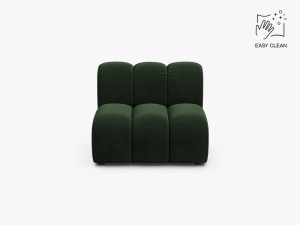 MODUL CANAPEA LUPIN, 90 CM, VERDE SMARALD, CU TAPITERIE DIN TEXTIL CATIFEA VENUS, MICADONI