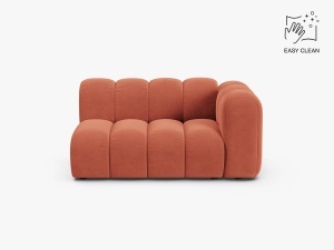 MODUL CANAPEA LUPIN, PE DREAPTA, 144 CM, CORAI, CU TAPITERIE DIN TEXTIL CATIFEA VENUS, MICADONI