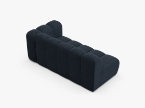 MODUL CANAPEA LUPIN, PE DREAPTA, 173 CM, ALBASTRU MARIN, CU TAPITERIE DIN TEXTIL CHENILLE EDEN, MICADONI - Img 3