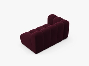 MODUL CANAPEA LUPIN, PE STANGA, 144 CM, VISINIU, CU TAPITERIE DIN TEXTIL CATIFEA VENUS, MICADONI - Img 3