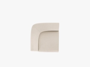 MODUL CANAPEA MILEY, BEJ, CU TAPITERIE DIN TEXTIL BOUCLE BALOO, MICADONI - Img 3