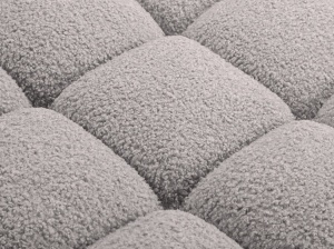 MODUL COLTAR BELLIS, GRI DESCHIS, CU TAPITERIE DIN TEXTIL BOUCLE ROLF, MICADONI - Img 5