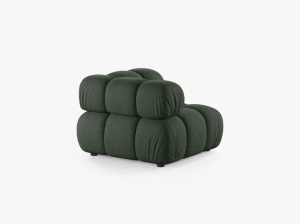 MODUL COLTAR BELLIS, VERDE INCHIS, CU TAPITERIE DIN TEXTIL STRUCTURAT LIBERTY, MICADONI - Img 3