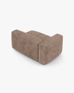 MODUL COLTAR/CANAPEA MARTINA, 120X160 CM, PE STANGA, ADANCIME SCAUN 90 CM, GHINDA, TAPITAT CU TAPITERIE DIN TEXTIL CORDOI TILIA, MICADONI - Img 3