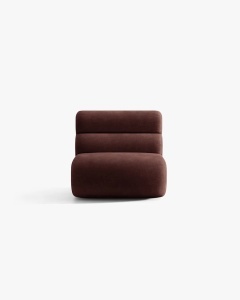 MODUL COLTAR NEO, LEMN DE CIRES, 85X100 CM, TAPITAT CU TAPITERIE DIN TEXTIL CHENILLE AURIU, MICADONI
