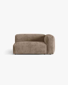 MODUL COTIERA CANAPEA/COLTAR MARTINA, 160X106 CM, PE DREAPTA, GHINDA, TAPITAT CU TAPITERIE DIN TEXTIL CORDOI TILIA, MICADONI