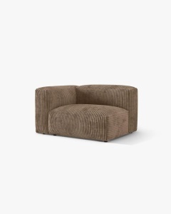 MODUL LATERAL PENTRU CANAPEA MARTINA, PE STANGA, GHINDA, TAPITAT CU TAPITERIE DIN TEXTIL CORDOI TILIA, MICADONI - Img 2