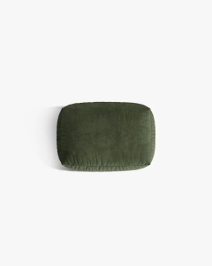 MODUL POUF CANAPEA/COLTAR MARTINA, 103X73 CM, VERDE, TAPITAT CU TAPITERIE DIN TEXTIL CATIFEA VOGUE, MICADONI - Img 3