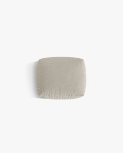 MODUL POUF PENTRU COLTAR CHRIS, 85X100, NATURAL, CU TAPITERIE DIN TEXTIL STRUCTURAT LINS, MICADONI - Img 2