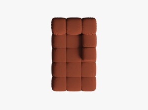 MODUL SEZLONG COLTAR BELLIS, PE DREAPTA, CARAMIZIU, CU TAPITERIE DIN TEXTIL 3D SONIC, MICADONI - Img 3