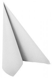 NAPRON PENTRU CATERING 50X50 ALB MAT - Img 2