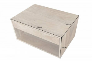 NOPTIERA LAGOS 50CM, LEMN MASIV DE SALCAM, DESIGN DEOSEBIT - Img 2