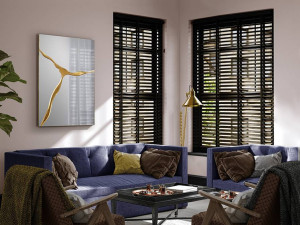 OGLINDA 120CM, SURCOS, COD 487351, MDF SI OGLINDA, STIL MODERN, SCHULLER - Img 3