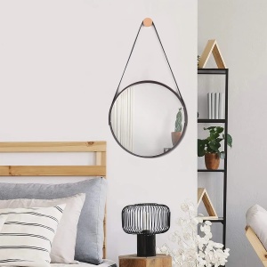 OGLINDA BAIE REA LOFT CFZL-MR060, 60CM, NEGRU, DIN STICLA SI METAL, CALITATE SUPERIOARA - Img 8