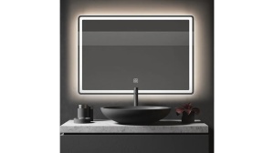 OGLINDA BAIE REA P10407, CU LED, 80x60CM, DIN STICLA, CALITATE SUPERIOARA - Img 2