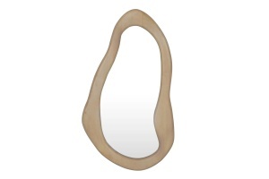 OGLINDA DE PERETE, ORGANIC 130CM, REALIZATA DIN LEMN DE MANGO, CULOARE CREM, VERTICAL/ORIZONTAL, ARTIM GROUP - Img 6