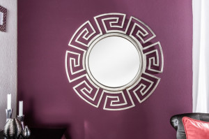 OGLINDA DECORATIVA ARGINTIE EUPHORIA 38725 DESIGN MODERN - Img 2