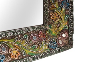 OGLINDA DECORATIVA, ARTIM 100CM, DIN LEMN DE MANGO, MDF SI STICLA, REALIZATA MANUAL, ARTIM GROUP SELECTION - Img 4